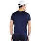HEAD HCD-377 Polo Neck T-Shirt – Navy/Yellow | 100% Polyester, Lightweight, Breathable & Stylish Sportswear for Men - Best Price online Prokicksports.com