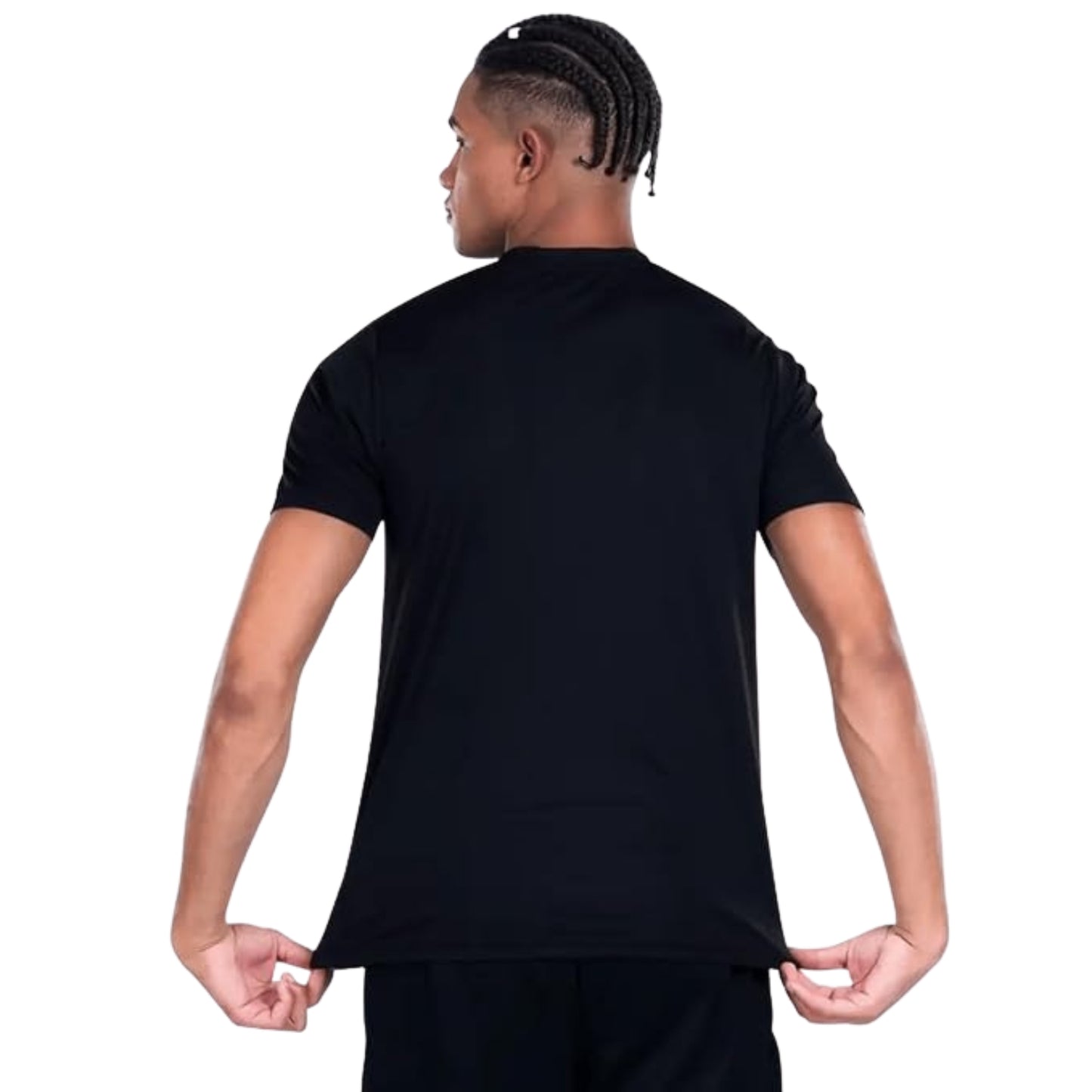 Li-Ning ATSU847-6 Men’s R-Neck Badminton T-Shirt – Black/Gold | Lightweight, Breathable & Quick-Dry Sportswear for Training and Matches - Best Price online Prokicksports.com