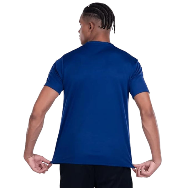 Li-Ning ATSU847-7 Men’s R-Neck Badminton T-Shirt – Navy | Lightweight, Breathable & Quick-Dry Sportswear for Training and Matches
