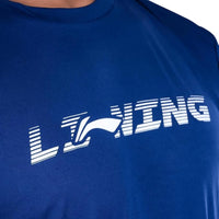 Li-Ning ATSU847-7 Men’s R-Neck Badminton T-Shirt – Navy | Lightweight, Breathable & Quick-Dry Sportswear for Training and Matches - Best Price online Prokicksports.com