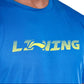 Li-Ning ATSU847-8 Men’s R-Neck Badminton T-Shirt – Blue | Lightweight, Breathable & Quick-Dry Sportswear for Training and Match Play - Best Price online Prokicksports.com