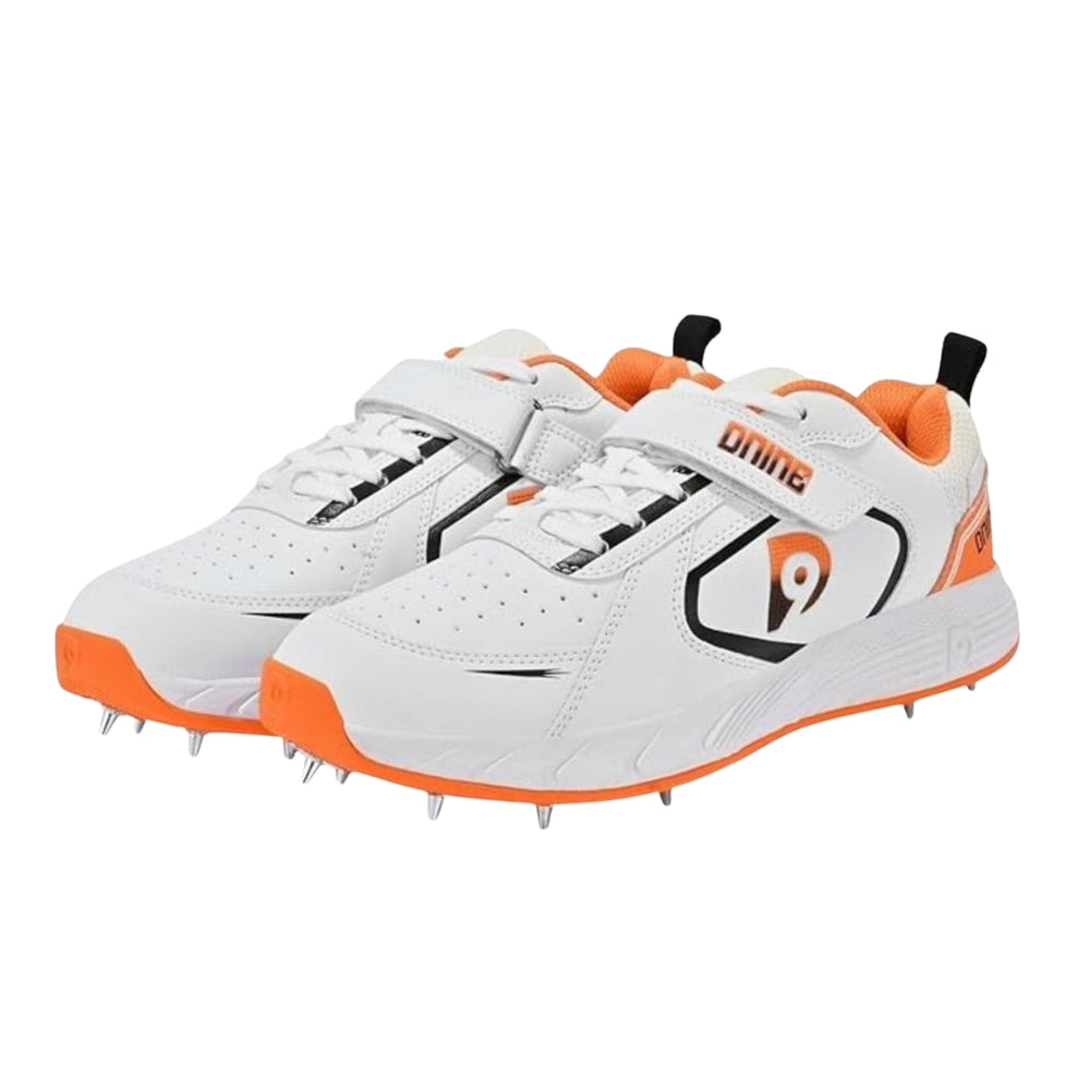 DNINE Bolt Bowling Spikes Cricket Shoes for Men – Micro PU Upper, EVA Midsole, TPU Outsole | Lightweight, High-Grip, Water-Resistant Fast Bowler Cricket Footwear - Best Price online Prokicksports.com
