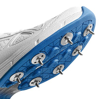 DSC Drifter Metal Spikes Cricket Shoes, Blue | High-Performance Cricket Footwear for Stability & Grip - Best Price online Prokicksports.com