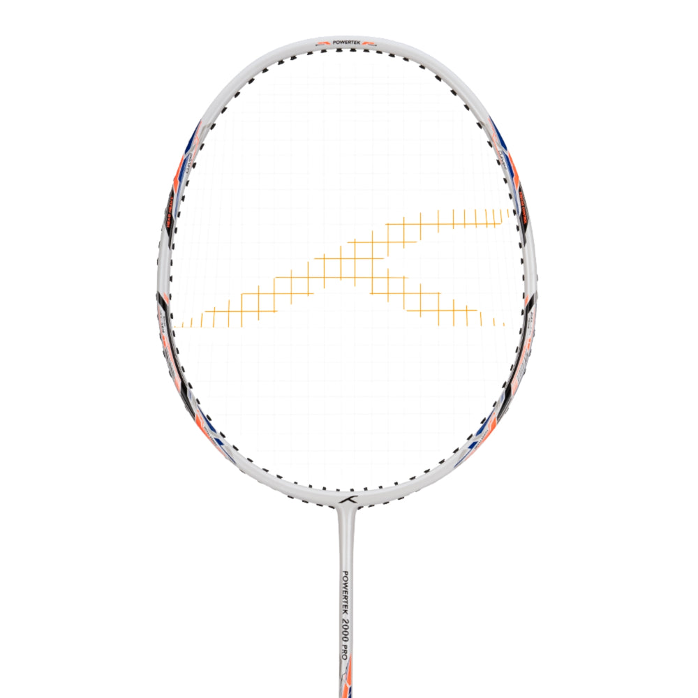 Hundred Powertek 2000 Pro Strung Badminton Racquet | Lightweight Graphite Frame, High Tension, Even Balance for Intermediate Players - Best Price online Prokicksports.com