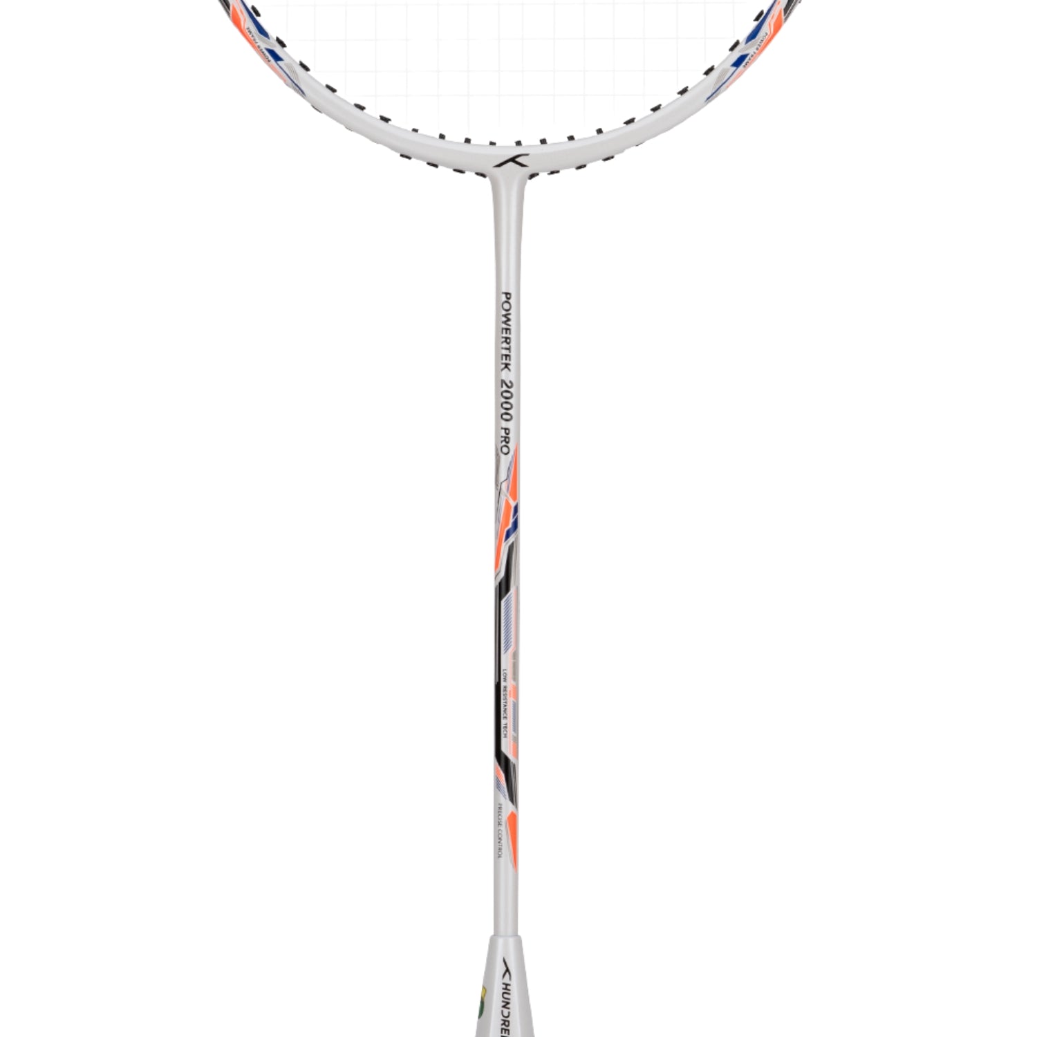 Hundred Powertek 2000 Pro Strung Badminton Racquet | Lightweight Graphite Frame, High Tension, Even Balance for Intermediate Players - Best Price online Prokicksports.com