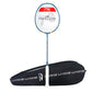 Li-Ning Wind Lite 700 Carbon Fibre Strung Badminton Racket with Free Full Cover – Navy/Red | Ultra-Lightweight 78g, High-Tension Frame, Aerodynamic Design - Best Price online Prokicksports.com