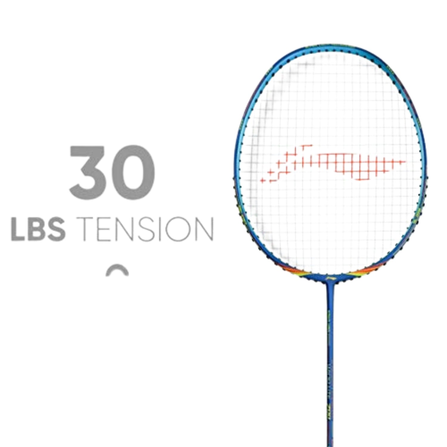 Li-Ning Wind Lite 700 Carbon Fibre Strung Badminton Racket with Free Full Cover – Navy/Red | Ultra-Lightweight 78g, High-Tension Frame, Aerodynamic Design - Best Price online Prokicksports.com