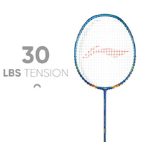 Li-Ning Wind Lite 700 Carbon Fibre Strung Badminton Racket with Free Full Cover – Navy/Red | Ultra-Lightweight 78g, High-Tension Frame, Aerodynamic Design - Best Price online Prokicksports.com