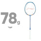 Li-Ning Wind Lite 700 Carbon Fibre Strung Badminton Racket with Free Full Cover – Navy/Red | Ultra-Lightweight 78g, High-Tension Frame, Aerodynamic Design - Best Price online Prokicksports.com
