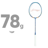 Li-Ning Wind Lite 700 Carbon Fibre Strung Badminton Racket with Free Full Cover – Navy/Red | Ultra-Lightweight 78g, High-Tension Frame, Aerodynamic Design - Best Price online Prokicksports.com