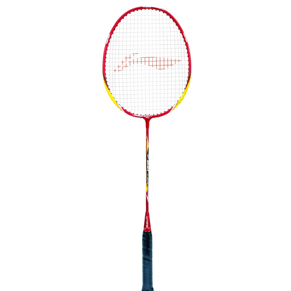 Li-Ning XP 900 SK Badminton Racquet with Head Cover – Red/Orange | Durable Aluminum Frame, Strung Racquet for Beginners & Recreational Players