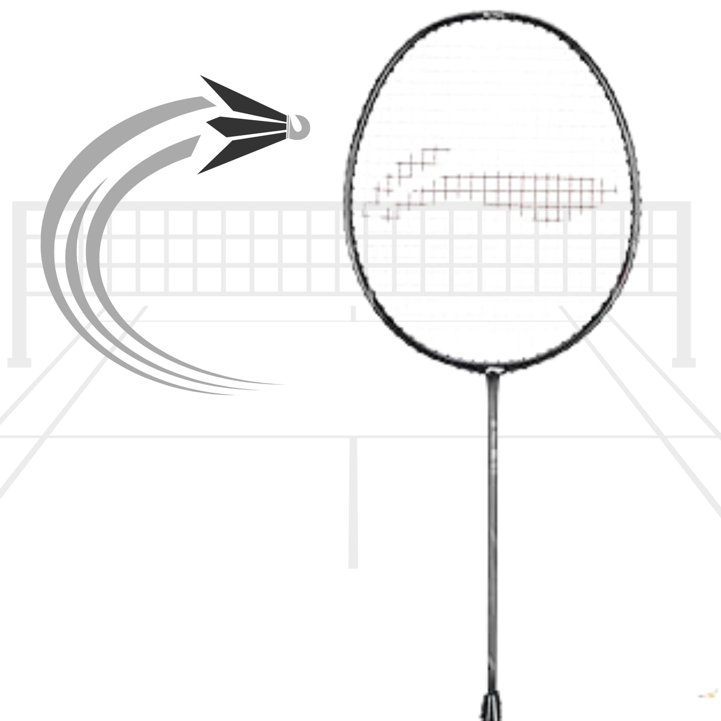 Li-Ning G-TEK 88 GX Strung Graphite Badminton Racquet with Cover – Navy | Lightweight Graphite Frame, High-Tension Design, All-Round Performance - Best Price online Prokicksports.com