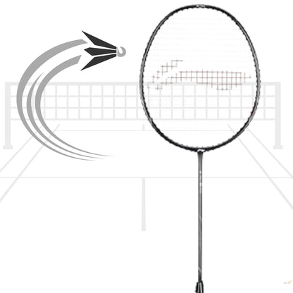 Li-Ning G-TEK 88 GX Strung Graphite Badminton Racquet with Cover – Navy | Lightweight Graphite Frame, High-Tension Design, All-Round Performance - Best Price online Prokicksports.com