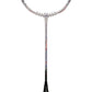 Hundred Flutter FF Zoom Unstrung Badminton Racket – White/Black | Ultra-Light 78g Graphite Frame, 32 LBS Tension Capacity, for Intermediate & Advanced Players - Best Price online Prokicksports.com