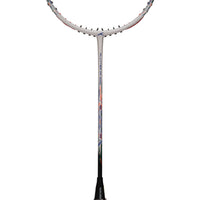 Hundred Flutter FF Zoom Unstrung Badminton Racket – White/Black | Ultra-Light 78g Graphite Frame, 32 LBS Tension Capacity, for Intermediate & Advanced Players - Best Price online Prokicksports.com