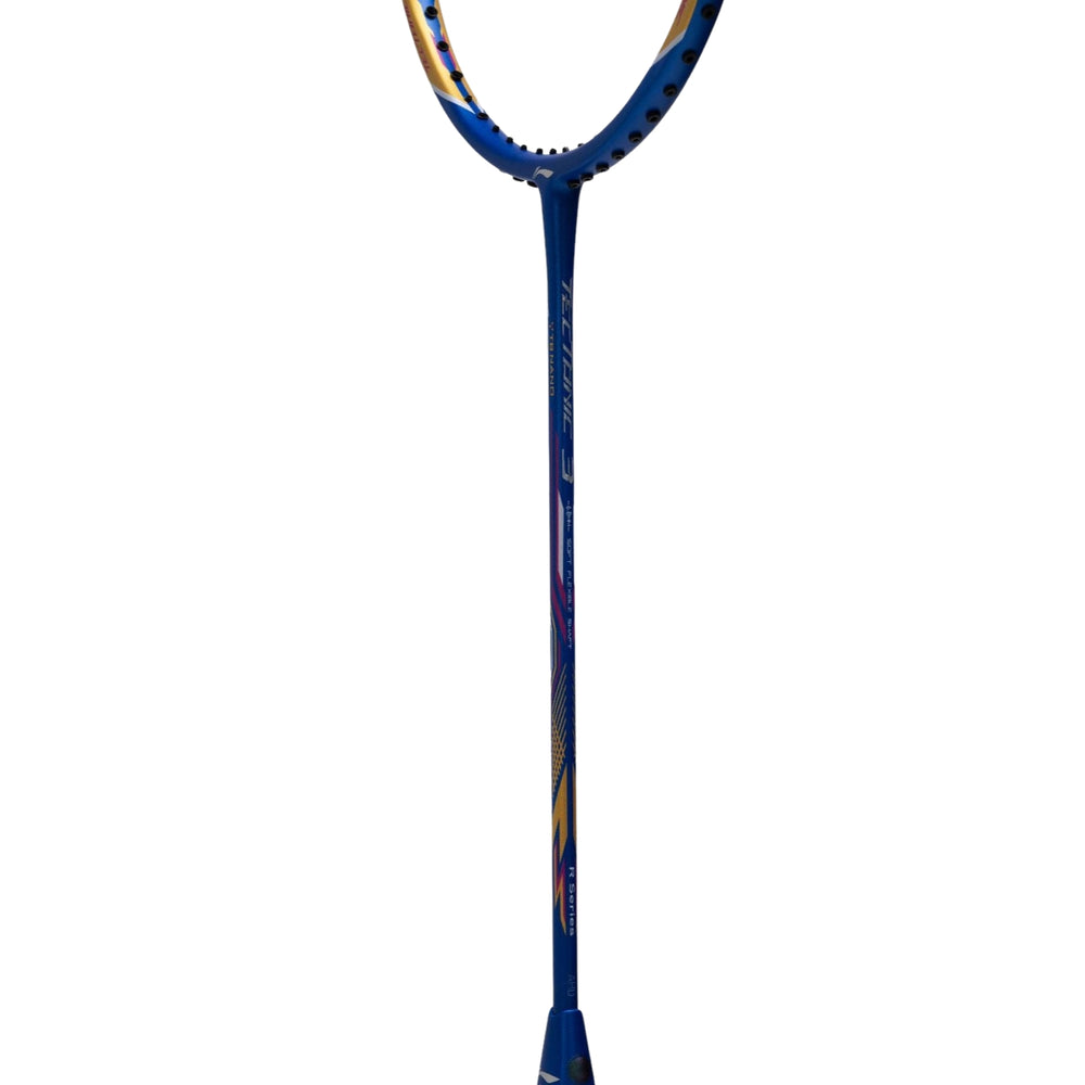 Li-Ning Tectonic 3R Unstrung Badminton Racket – 5U6 | Lightweight Graphite Frame, 25 LBS Tension Capacity for Intermediate & Advanced Players - Best Price online Prokicksports.com