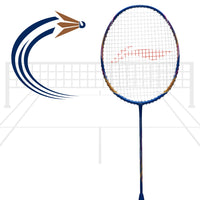 Li-Ning Tectonic 3R Unstrung Badminton Racket – 5U6 | Lightweight Graphite Frame, 25 LBS Tension Capacity for Intermediate & Advanced Players - Best Price online Prokicksports.com