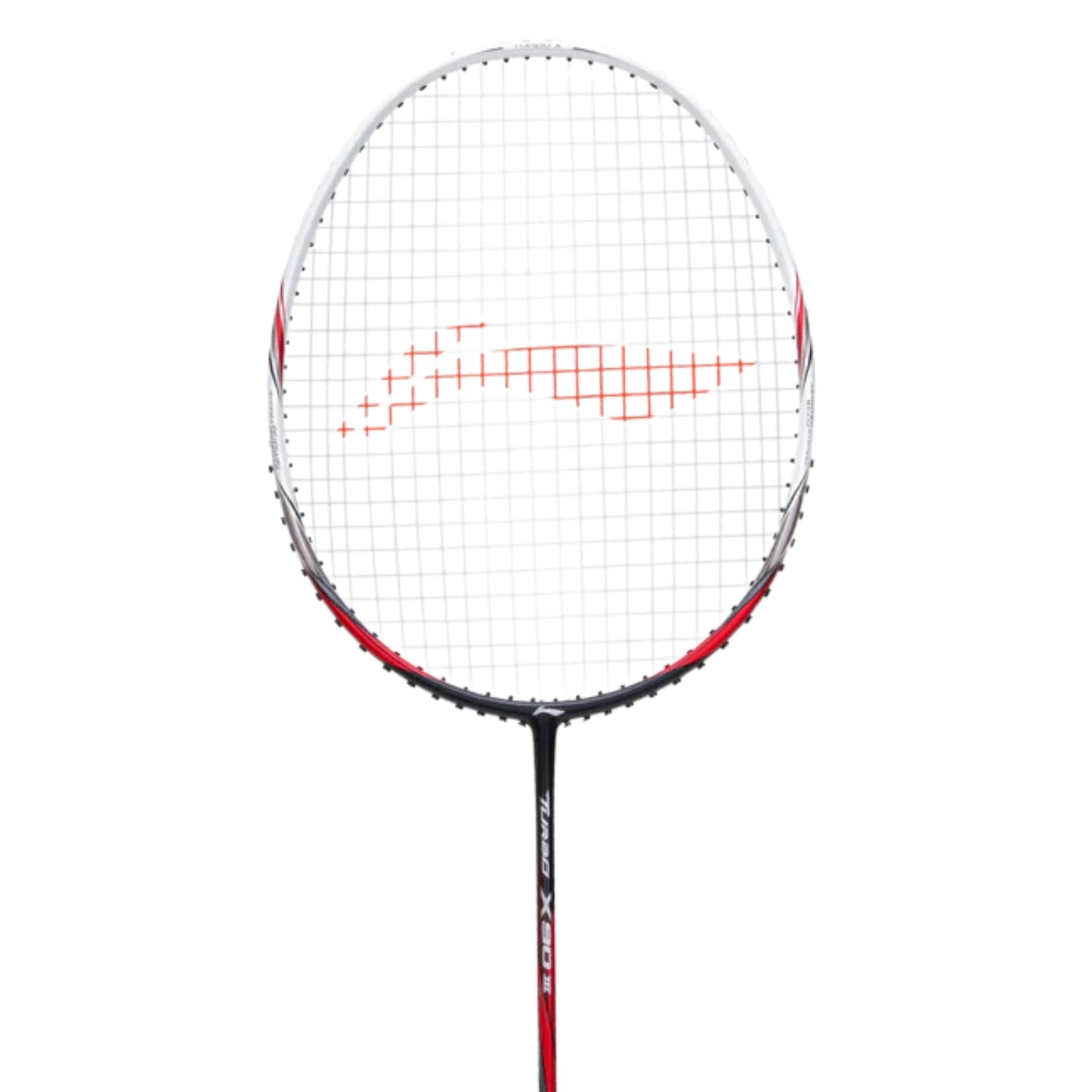 Li-Ning Turbo X 90 III Unstrung Badminton Racket – Black/White/Maroon (G6) | Lightweight All-Round Power Racket - Best Price online Prokicksports.com