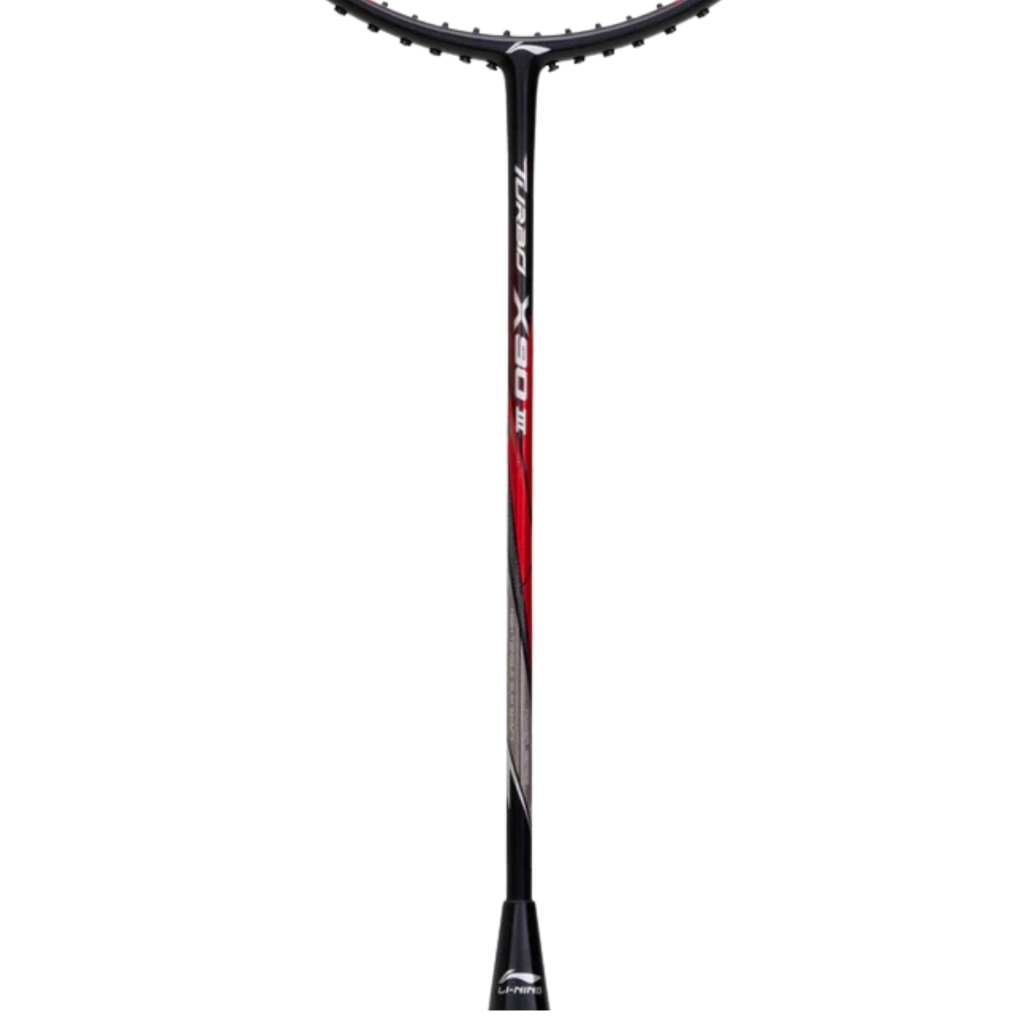 Li-Ning Turbo X 90 III Unstrung Badminton Racket – Black/White/Maroon (G6) | Lightweight All-Round Power Racket - Best Price online Prokicksports.com