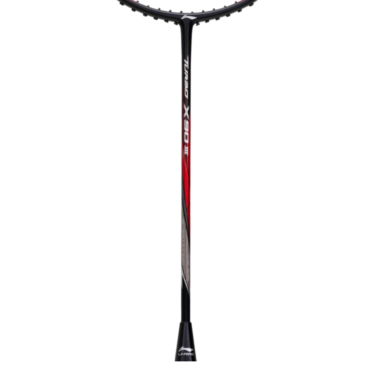 Li-Ning Turbo X 90 III Unstrung Badminton Racket – Black/White/Maroon (G6) | Lightweight All-Round Power Racket - Best Price online Prokicksports.com