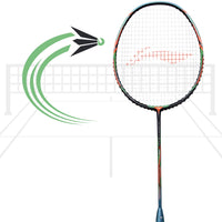 Li-Ning Aeronaut 6000D Drive Badminton Racquet – Black/Lime | Power-Driven Precision for Advanced Players - Best Price online Prokicksports.com