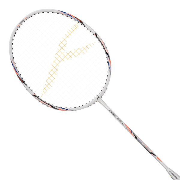 Hundred Powertek 2000 Pro Strung Badminton Racquet | Lightweight Graphite Frame, High Tension, Even Balance for Intermediate Players