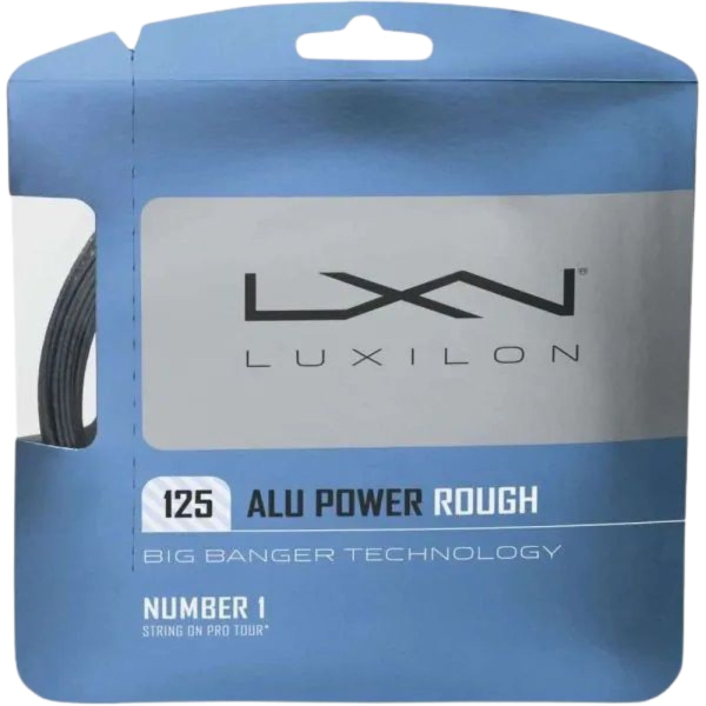 Luxilon ALU Power Rough 16L Tennis String - 1 Piece (Silver, WRZ990200) - Best Price online Prokicksports.com