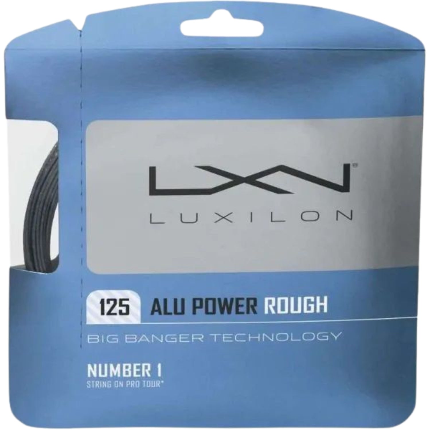 Luxilon ALU Power Rough 16L Tennis String - 1 Piece (Silver, WRZ990200) - Best Price online Prokicksports.com