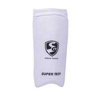 SG Super Test Elbow Guard White – Lightweight Protective Cricket Arm Guard for Batting Comfort, Shock Absorption, and Safety in Practice & Matches - Best Price online Prokicksports.com
