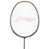 Li-Ning 3D Caliber 900 Unstrung Badminton Racket – Gold/Grey G5 | Powerful Aerodynamic Frame for Speed & Precision - Best Price online Prokicksports.com