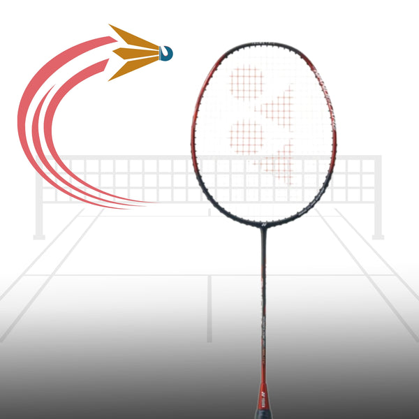 Yonex Nanoflare 001 Ability 5U4 Strung Badminton Racquet – Black/Red | Lightweight, Speed & Control