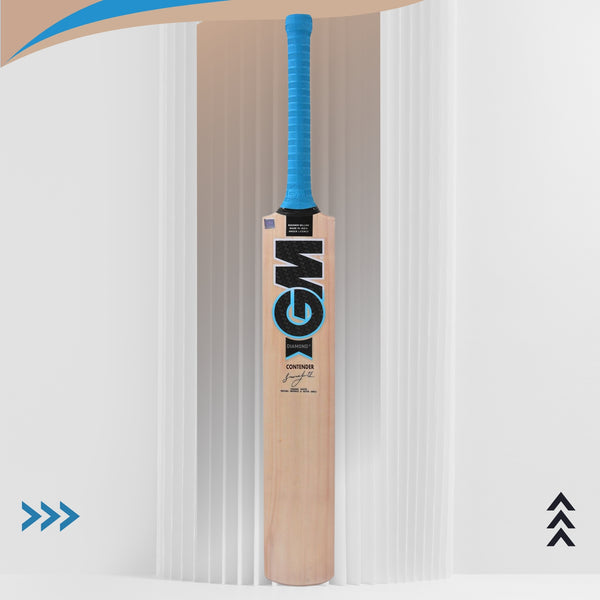GM Diamond Contender Kashmir Willow Cricket Bat - SH | Lightweight, Durable & Powerful | Ideal for All-Round Stroke Play
