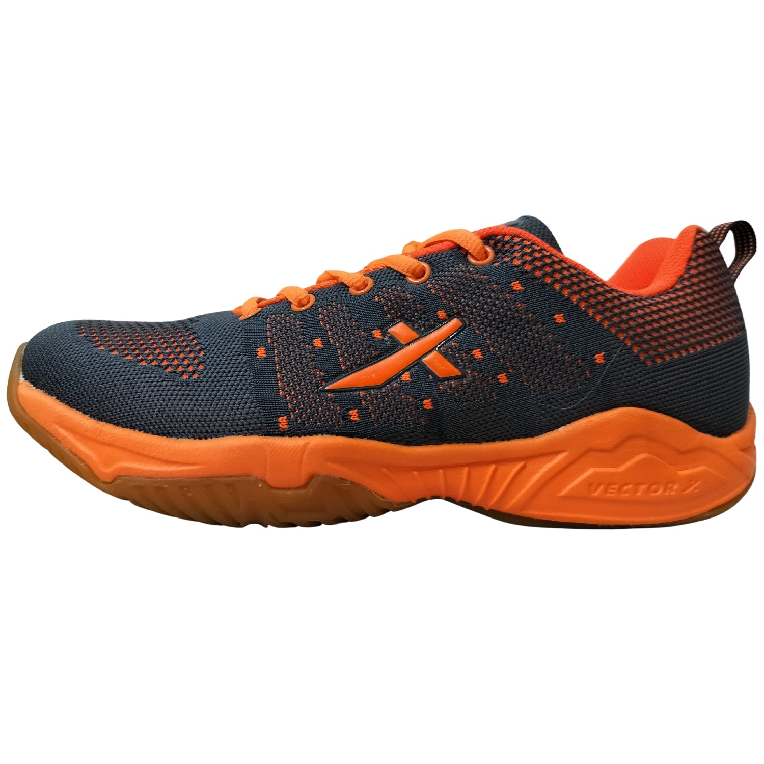 Vector X CS 2030 Kids Badminton Shoes, Grey/Orange - Best Price online Prokicksports.com