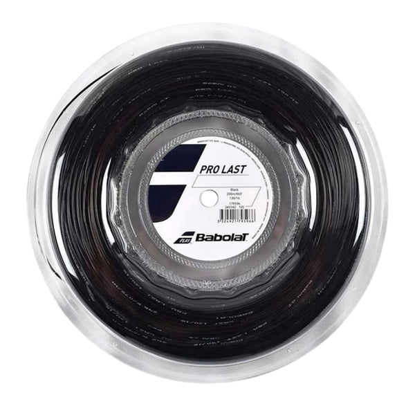 Babolat Pro Last 200M Tennis String with Black Grip – High Durability & Performance Combo