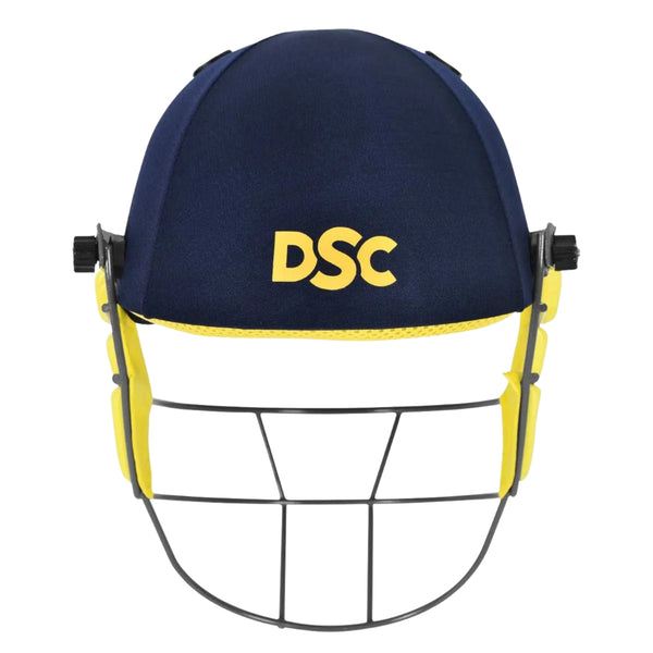 DSC Bouncer Cricket Helmet – Navy | Lightweight Protective Helmet with Adjustable Fit, Ventilation System & High-Impact Resistance
