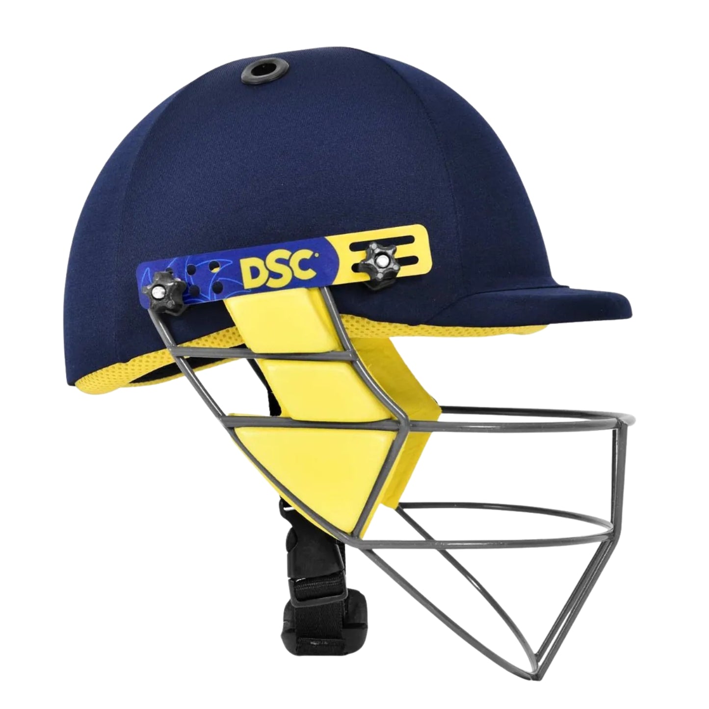 DSC Bouncer Cricket Helmet – Navy | Lightweight Protective Helmet with Adjustable Fit, Ventilation System & High-Impact Resistance - Best Price online Prokicksports.com