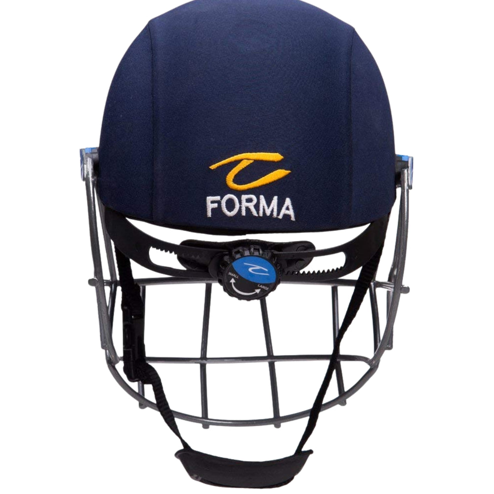 Forma Elite Pro Plus Titanium Cricket Helmet – Blue | Lightweight Titanium Grill, High-Impact ABS Shell, Adjustable Fit - Best Price online Prokicksports.com