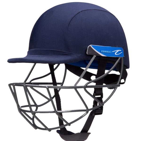 Forma Elite Pro Plus Titanium Cricket Helmet – Blue | Lightweight Titanium Grill, High-Impact ABS Shell, Adjustable Fit