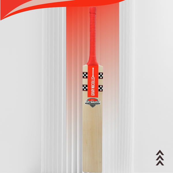 Gray-Nicolls GN3 Astro English Willow Cricket Bat for Men | Mid Profile, Thick Edges, Lightweight Pickup