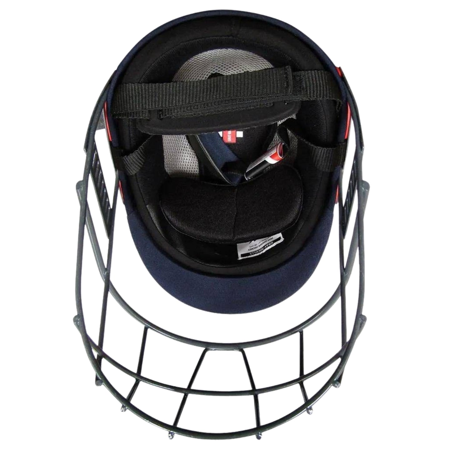 GRAY-NICOLLS Test Opener Stainless Steel Cricket Helmet – Navy | Premium Protective Headgear with Lightweight ABS Shell & Adjustable Fit - Best Price online Prokicksports.com