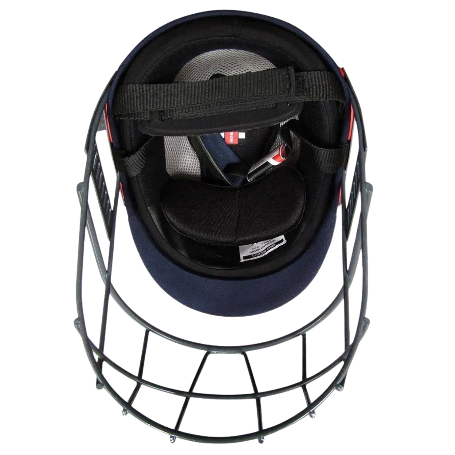 GRAY-NICOLLS Test Opener Stainless Steel Cricket Helmet – Navy | Premium Protective Headgear with Lightweight ABS Shell & Adjustable Fit - Best Price online Prokicksports.com