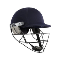 Shrey Premium 2.0 Mild Steel Visor Cricket Helmet – Men’s Large (Navy Blue) | Durable Mild Steel Grill, High-Impact ABS Shell, Adjustable Fit - Best Price online Prokicksports.com