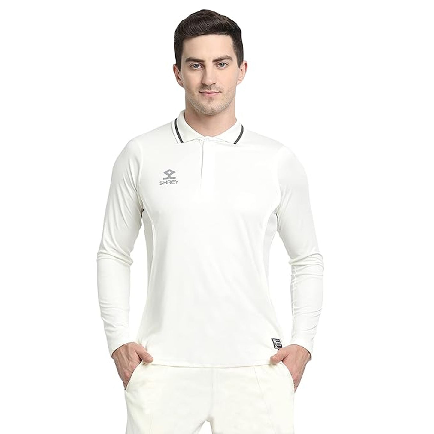 Shrey Cricket Premium Shirt Long Sleeves - Best Price online Prokicksports.com