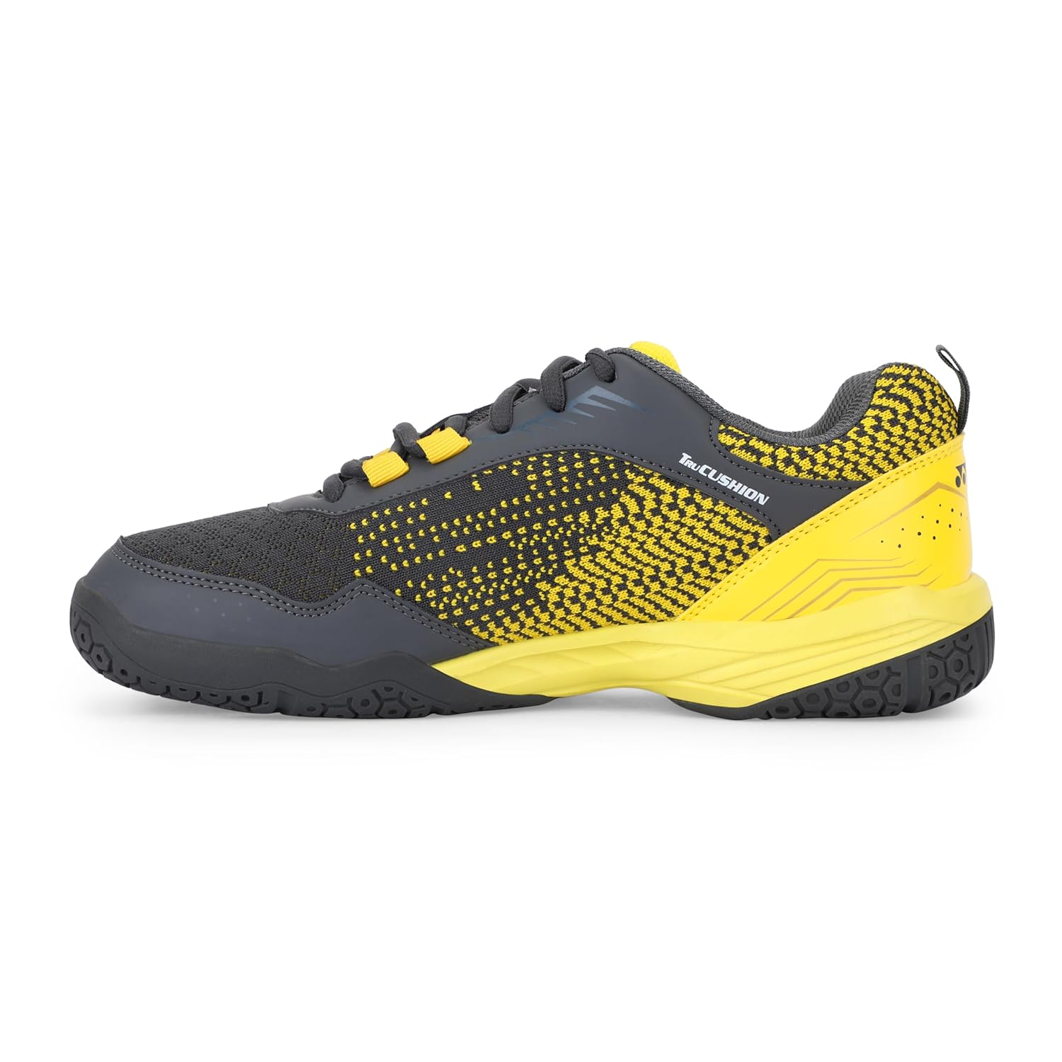 難あり YONEX ヨネックス バドミントンシューズ 黒×蛍光イエロー
