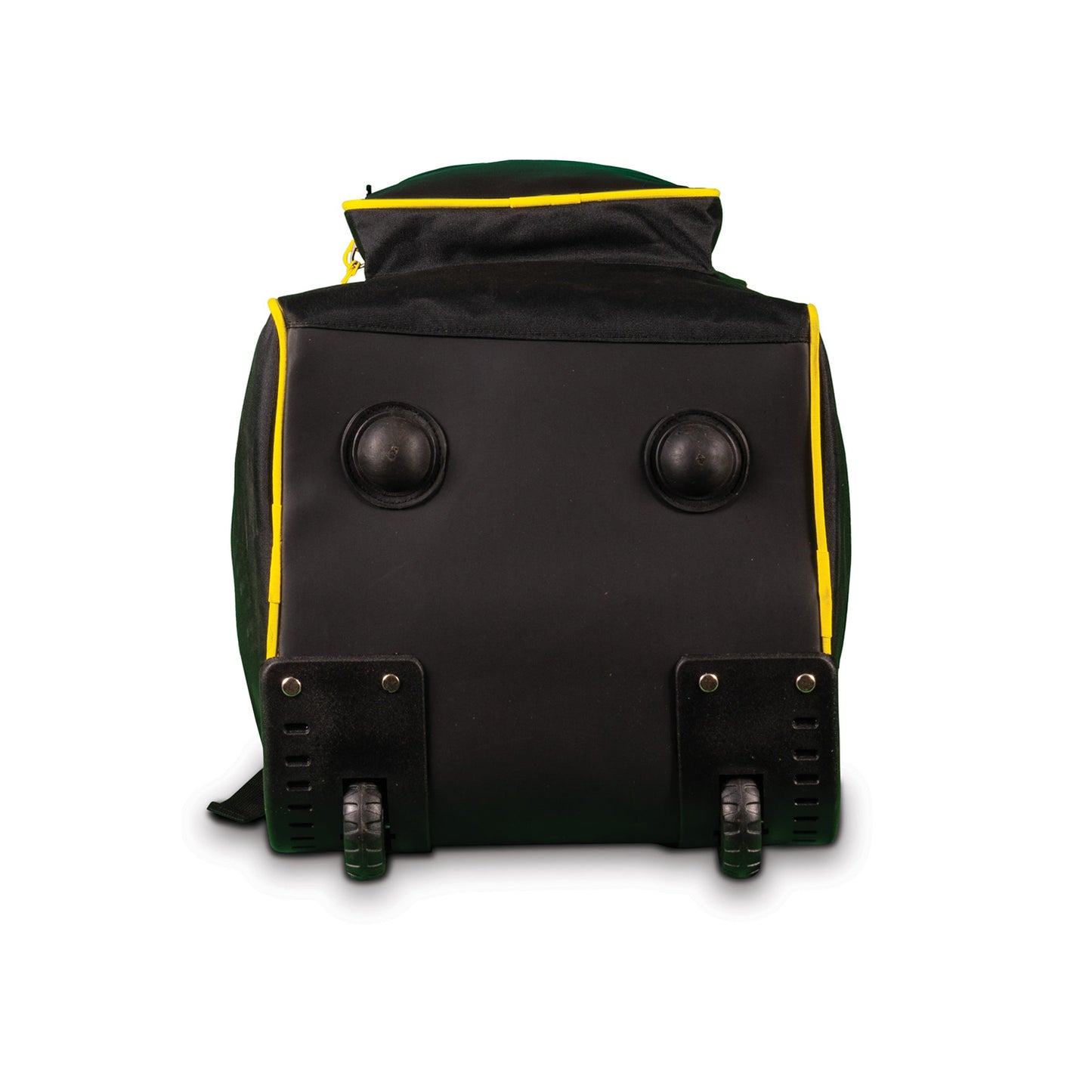 SG V12 Duffle Junior Cricket Kit Bag with Wheelie – Compact Trolley Bag for Kids with Shoulder Straps, Black/Yellow, Lightweight and Durable - Best Price online Prokicksports.com