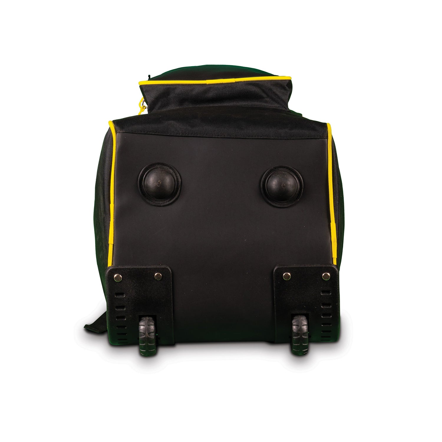 SG V12 Duffle Junior Cricket Kit Bag with Wheelie – Compact Trolley Bag for Kids with Shoulder Straps, Black/Yellow, Lightweight and Durable - Best Price online Prokicksports.com