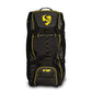 SG V12 Premium Wheelie Cricket Kit Bag – Black/Yellow, Large Trolley Gear Bag with Heavy-Duty Wheels for Pro Players and Match Travel - Best Price online Prokicksports.com