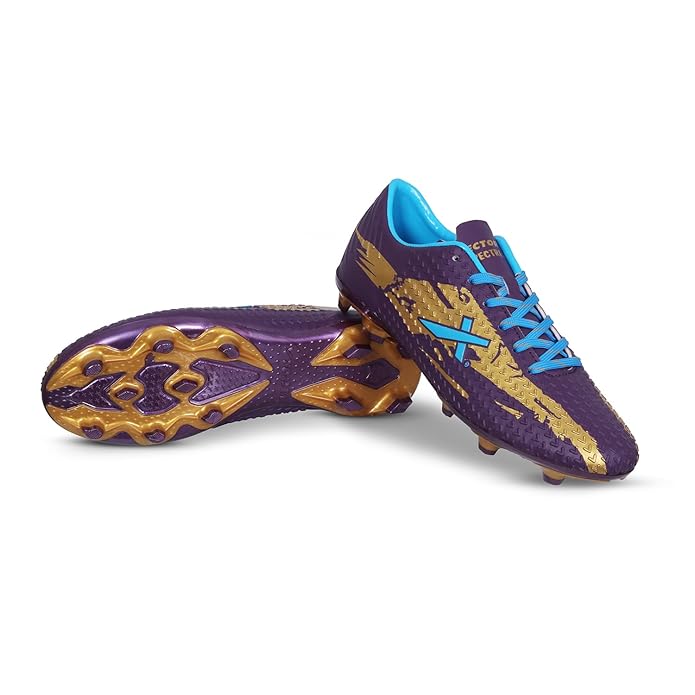 Vector X Spectre 2.0 Football Shoes for Men – Textured Upper, Double-Colored TPU Sole, Padded Footbed & Premoulded Heel for Superior Grip & Comfort - Best Price online Prokicksports.com