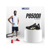 Victor P8500 II C Badminton Shoes – Black, Anti-Slip Sole, Lightweight Cushioning Court Shoes for Men, Durable, Breathable, and Designed for Speed - Best Price online Prokicksports.com