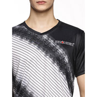 Prokick Men's V-Neck Half Sleeves Sports Wear T-Shirt - Best Price online Prokicksports.com